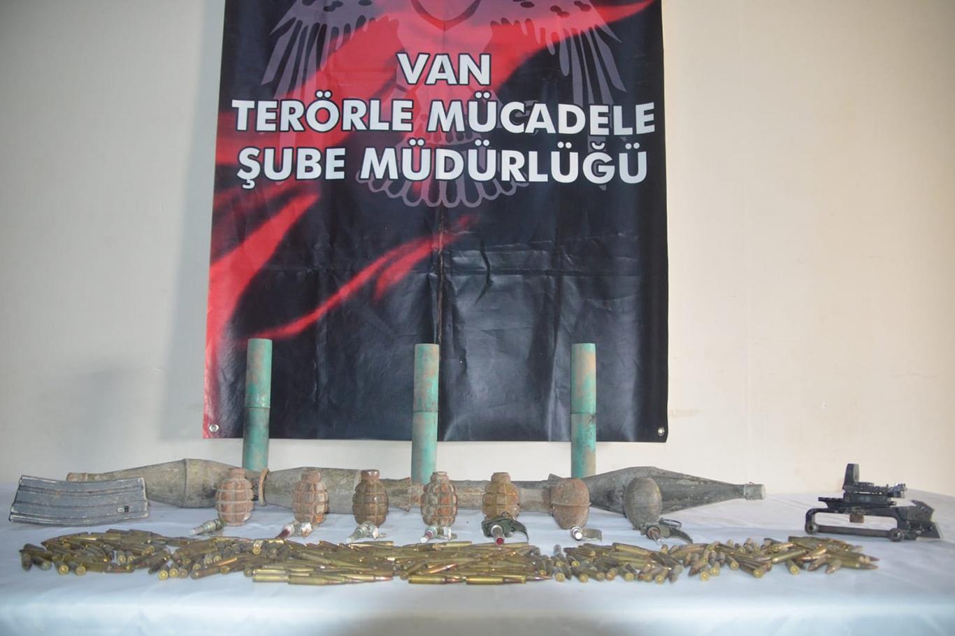 Van’da mühimmat ele geçirildi Van’da mühimmat ele geçirildi